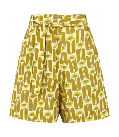 Short orla kiely summer femme jaune Regatta