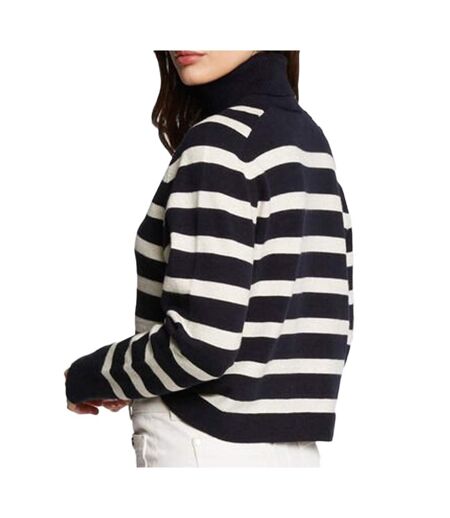 Pull Marine/Ivoire Femme Morgan MLAGON - L