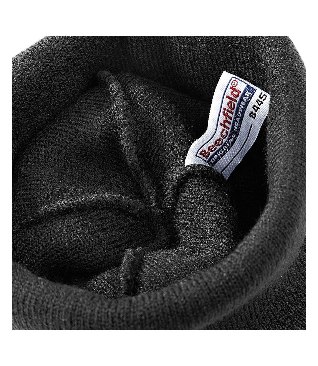 Bonnet tricoté homme noir Beechfield