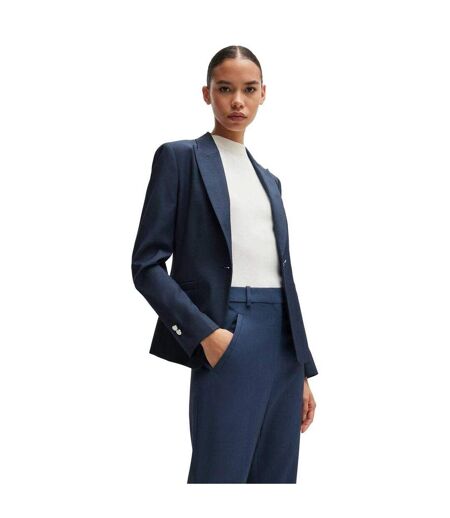 Blazer Officiel Motif/style À Motifs Femme Bleu Boss