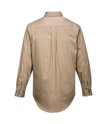 Portwest Mens Bizflame Shirt (Khaki) - UTPW1357