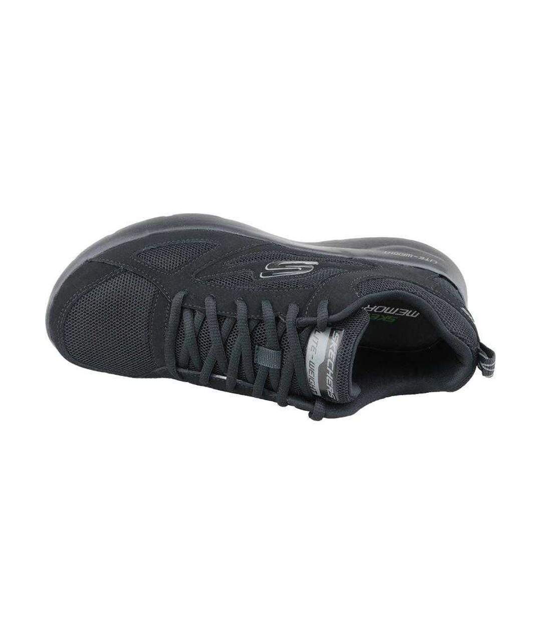 Mens Dynamight 2.0 Leather Shoes Black Skechers-3