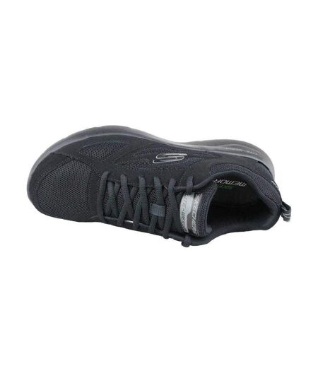 Mens Dynamight 2.0 Leather Shoes Black Skechers