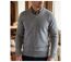 Pull col V avec laine PUL2004A-1