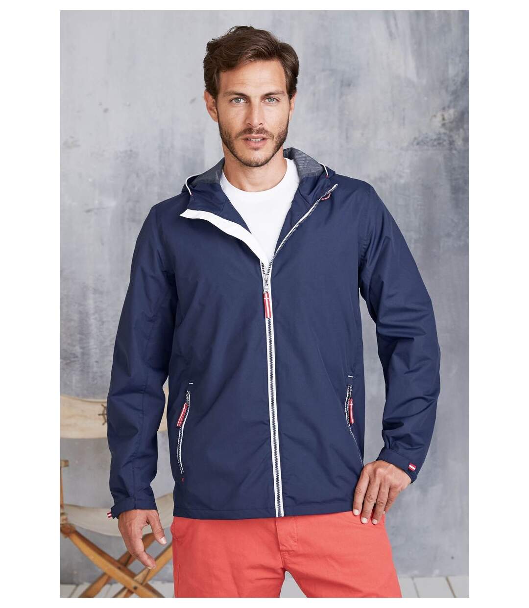 Veste imperméable unisexe - K6104 - bleu marine