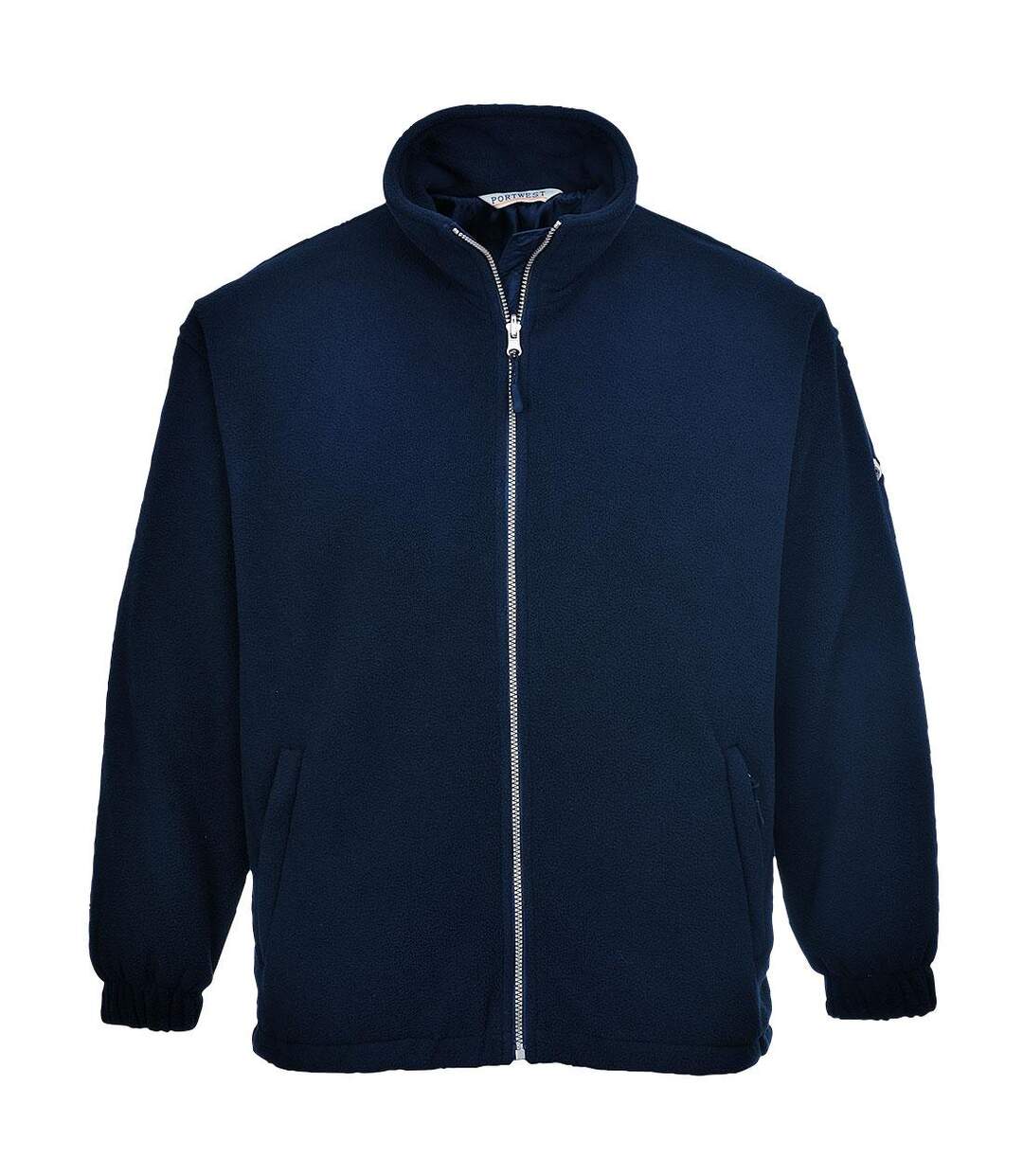 Mens windproof fleece jacket navy Portwest