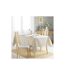 Nappe Jacquard Imprimé Enola 140x250cm Naturel-4