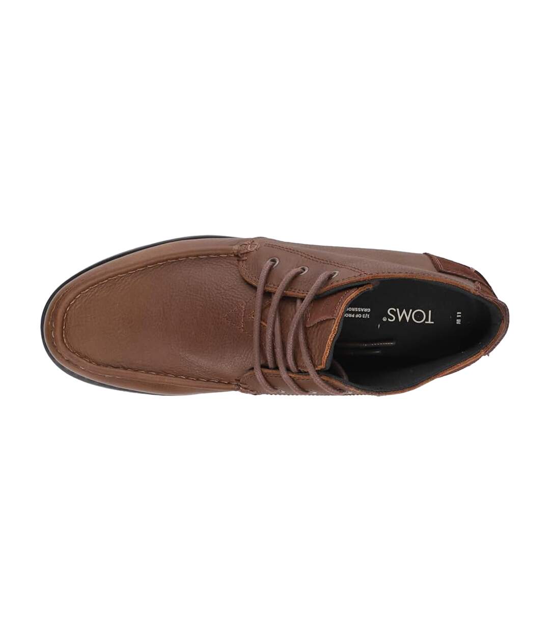 Mens Leather Chukka Boots Brown Toms-4