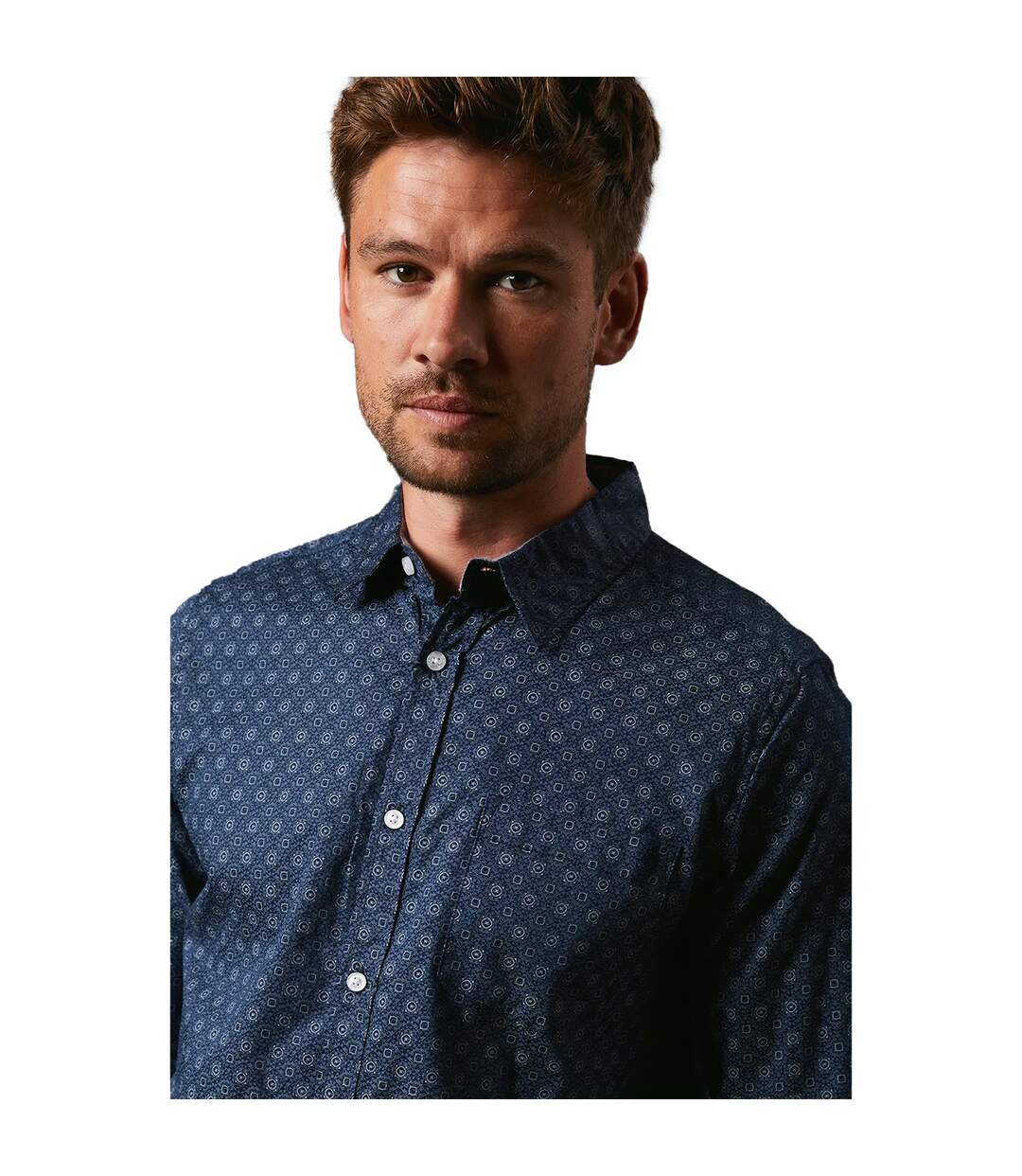 Chemise homme bleu Maine-3