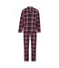 Ensemble De Pyjama Homme Rouge Bleu Marine SF-2