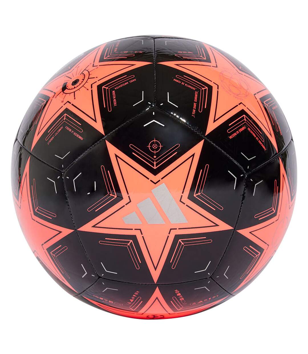 Ballon De Foot Motif/style Ligue Des Champions De L´uefa Ucl Club Taille 5 Rouge Adidas-1