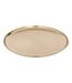 Plateau Déco en Métal Gold 37cm Doré-1