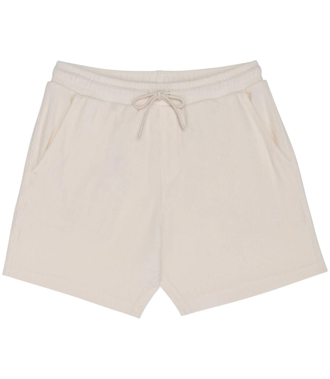 Mens terry towel shorts ivory Native Spirit