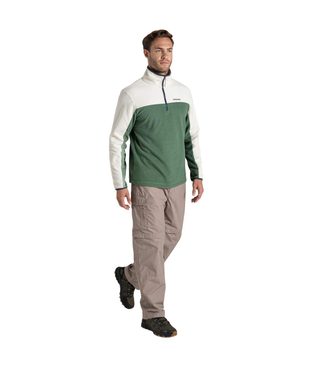 Pantalon À Taille Haute Semi-élastiquée 2-en-1 Kiwi Homme Beige Craghoppers-1