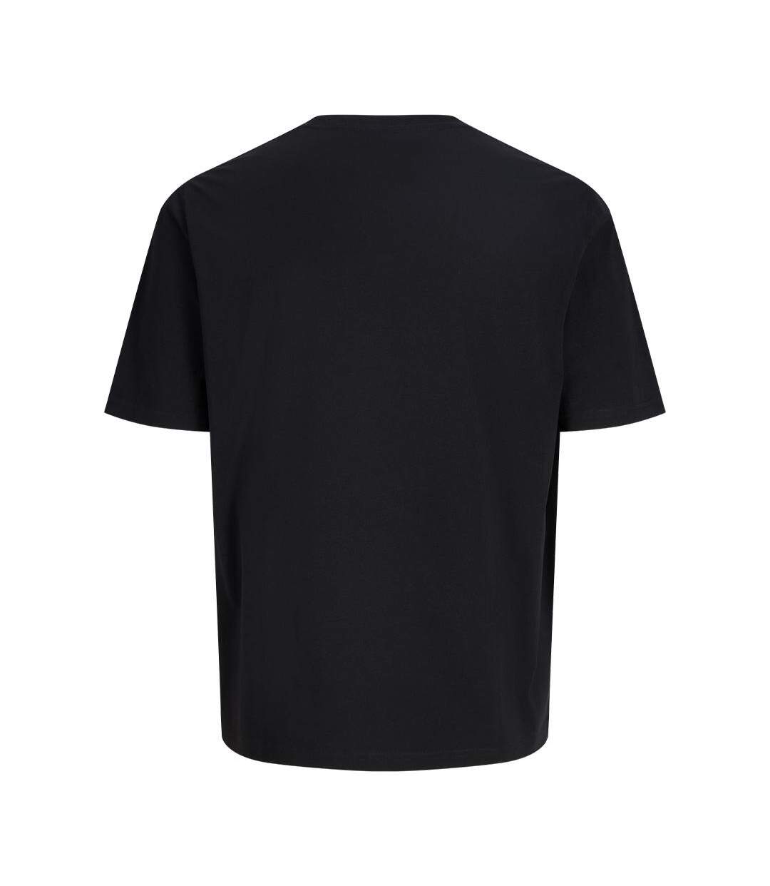 T-Shirt noir homme jack & jones frederiksberg-2