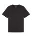 Unisex adult interlock slim t-shirt black Casual Classics-1