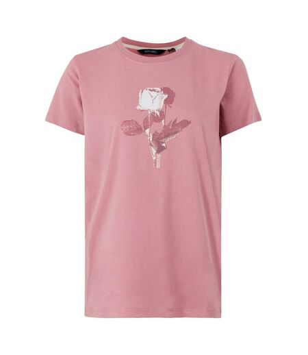 T-shirt Motif/style Rose Clair Filandra Vx Femme Vieux Rose Regatta