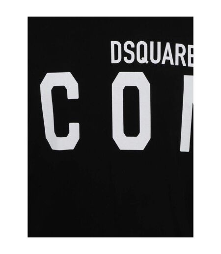 T-shirt Motif/style Grande Icône Cool Adulte Noir Blanc DSquared2