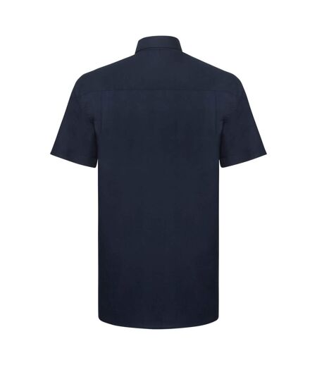 Mens Oxford Formal Shirt Bright Navy Russell Collection