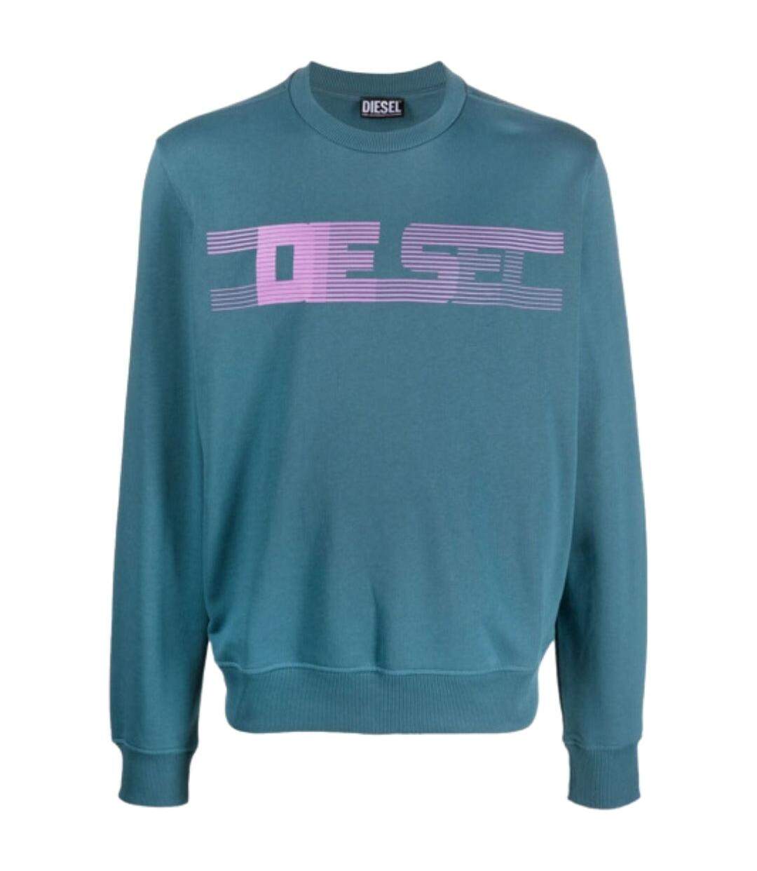 Sweat Motif Rayé Adulte Bleu Diesel-2