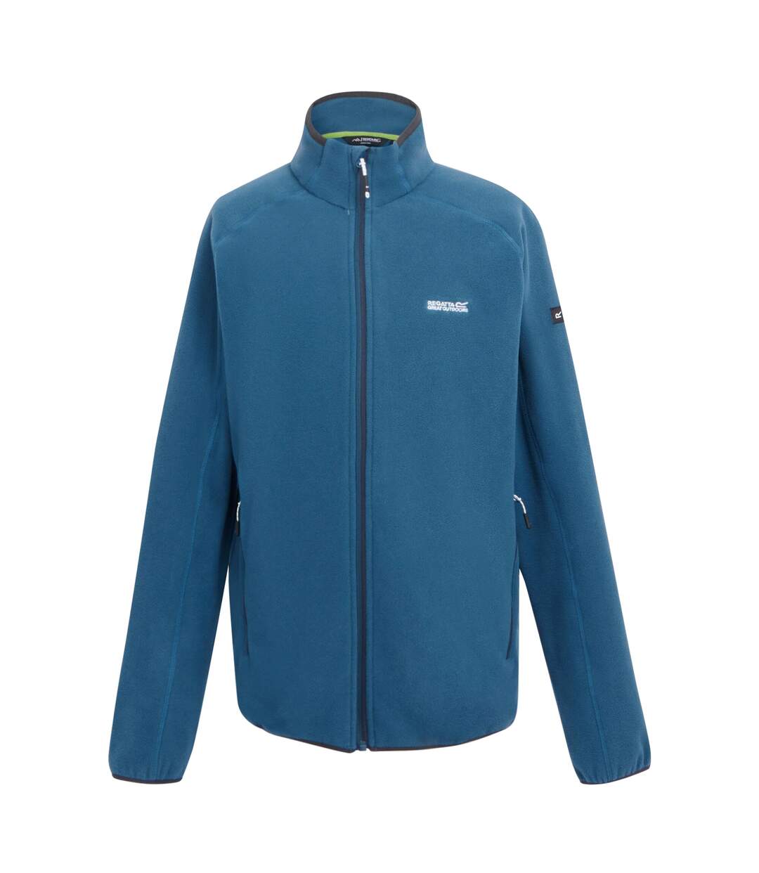 Mens Hadfield Full Zip Fleece Jacket Moroccan Blue Regatta-2