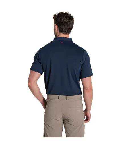 Polo Manches Courtes De Golf Bramshaw Homme Bleu Marine Craghoppers