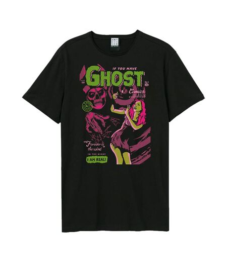 Unisex Adult Forever Is The Wind Ghost T-shirt Black Amplified