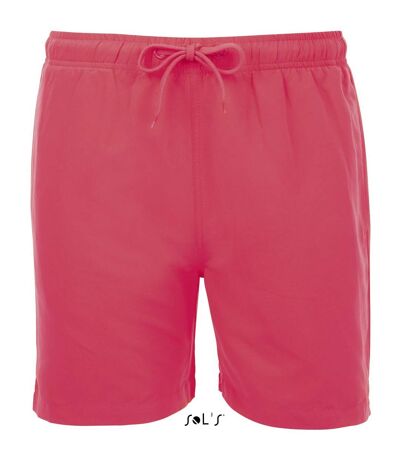 short de bain Homme - 01689 rouge corail