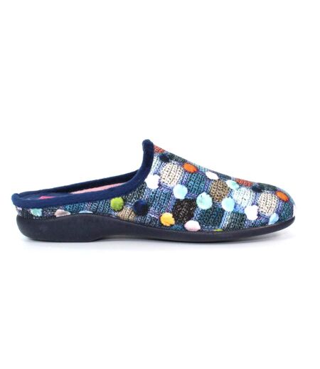 Chaussons crackle femme bleu marine Lunar