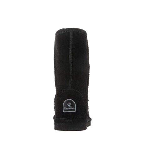 Après-skis Motif/style Court Elle Femme Noir Bearpaw
