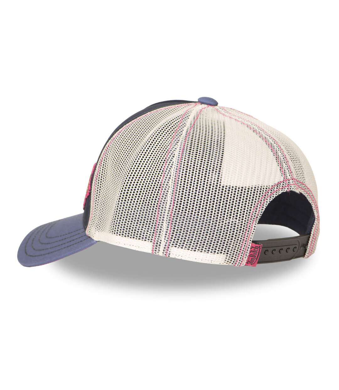 Casquette trucker avec filet et devant imprimé avec écussons Patches Vondutch-5