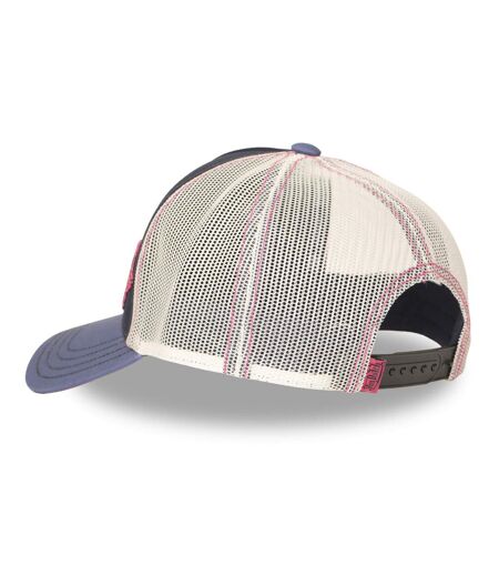 Casquette trucker avec filet et devant imprimé avec écussons Patches Vondutch