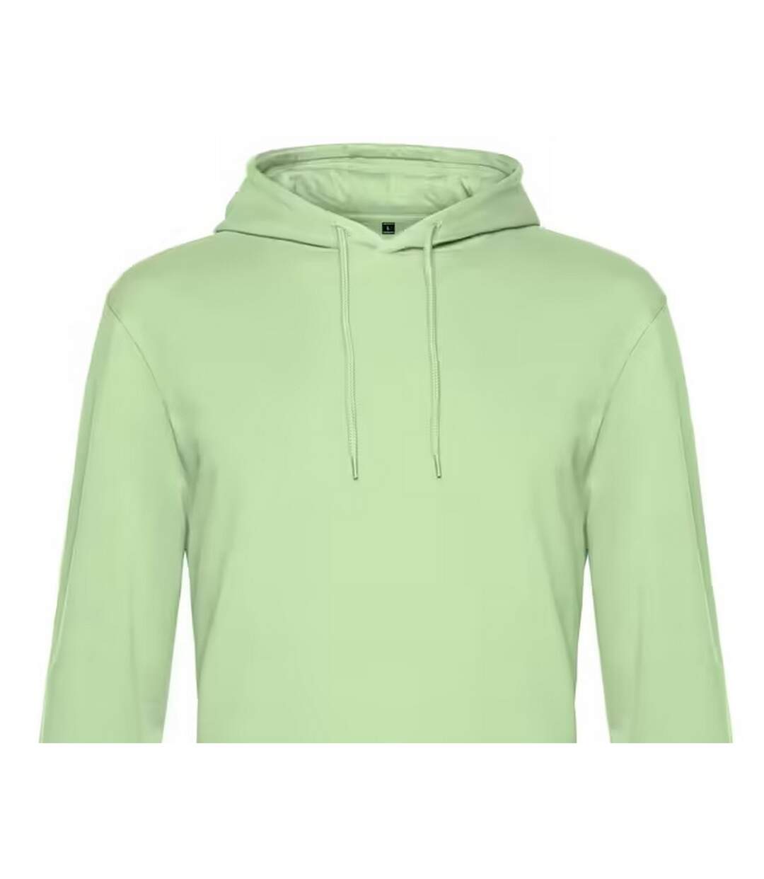 Sweat À Capuche Motif/style Uni Homme Jade Clair B&C-2