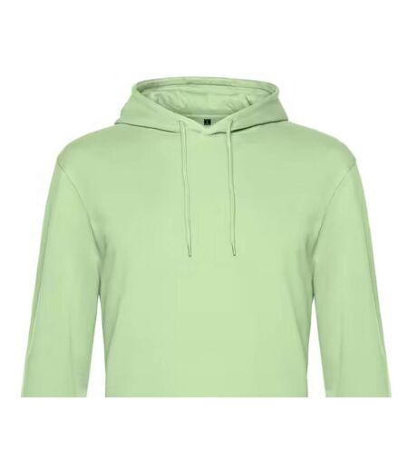 Sweat À Capuche Motif/style Uni Homme Jade Clair B&C