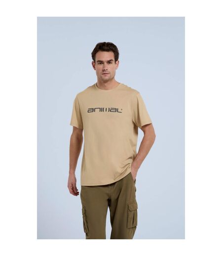 Animal Mens Leon Natural Relaxed Fit T-Shirt (Taupe)
