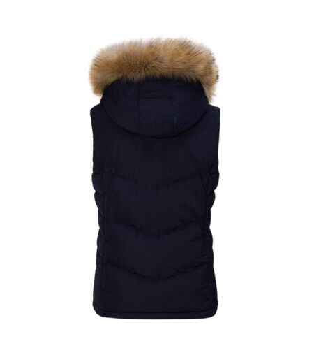 Veste Sans Manches Femme Bleu Marine Foncé SoulCal