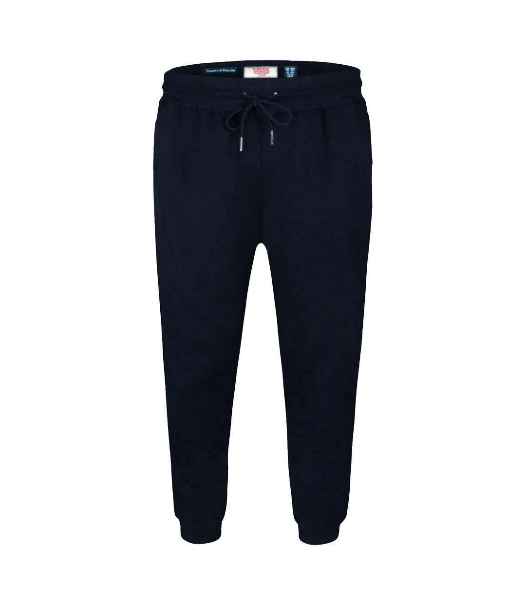 Mens D555 Brandon Cuffed Kingsize Jogging Bottoms Navy Duke-2