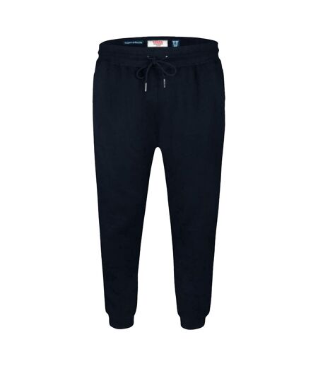 Mens D555 Brandon Cuffed Kingsize Jogging Bottoms Navy Duke