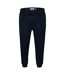 Mens D555 Brandon Cuffed Kingsize Jogging Bottoms Navy Duke-2