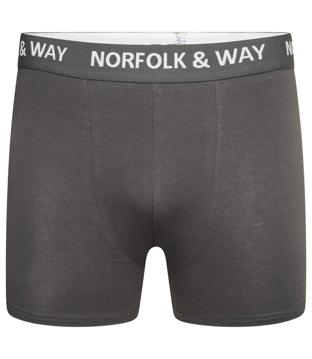 Boxers Homme Bleu Noir Rouge Bleu Roi Bordeaux Gris Foncé Norfolk & Way-3