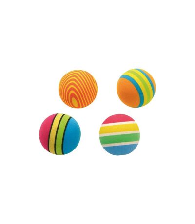 Paris Prix - Lot De 4 Balles Pour Chien eva 3cm Multicolore