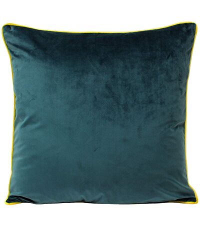 Paoletti Meridian Cushion Cover (Teal/Yellow)