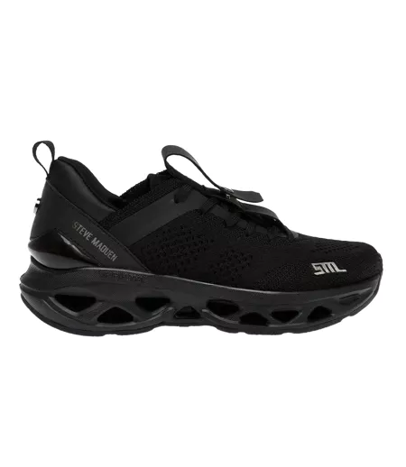 Baskets Surge Femme Noir Steve Madden
