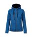 Proact Womens/Ladies Heather Hooded Jacket (Light Royal Blue Melange)