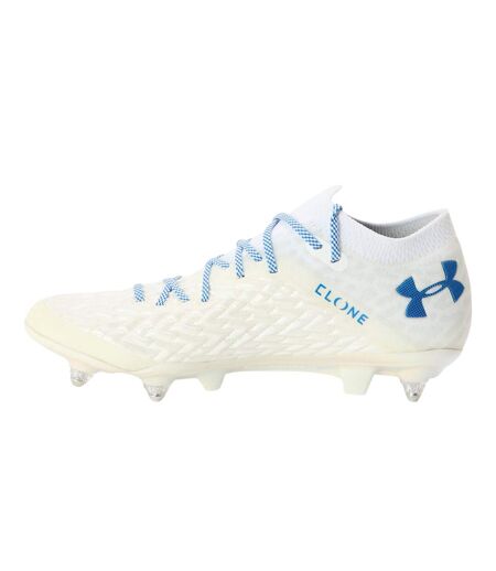 Mens Clone Magnetico Pro Quilted Knitted Football Boots White Under Armour