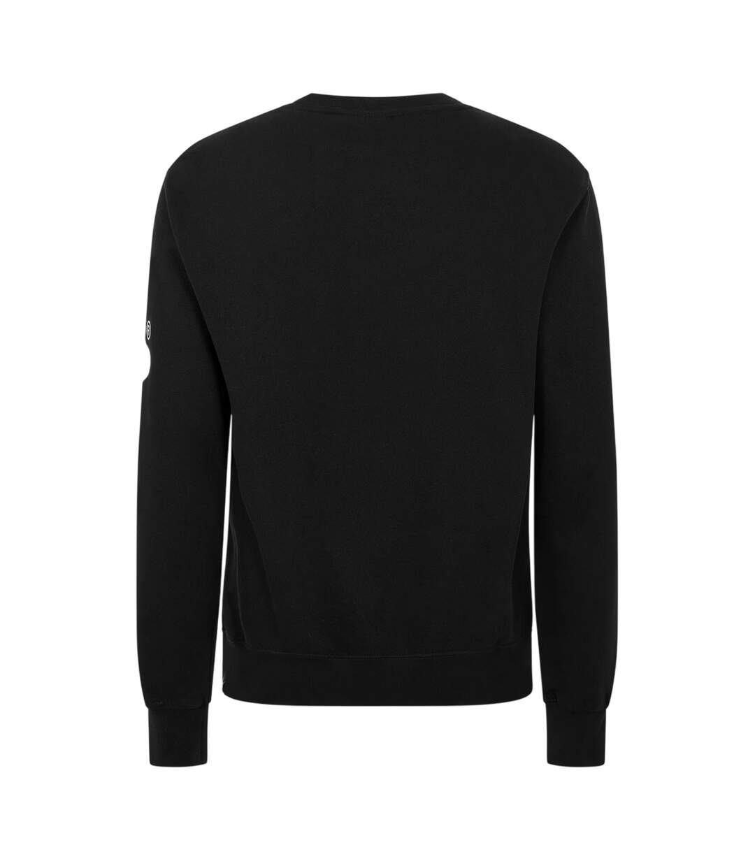 Mens Satin Crew Neck Sweatshirt Black Money-2