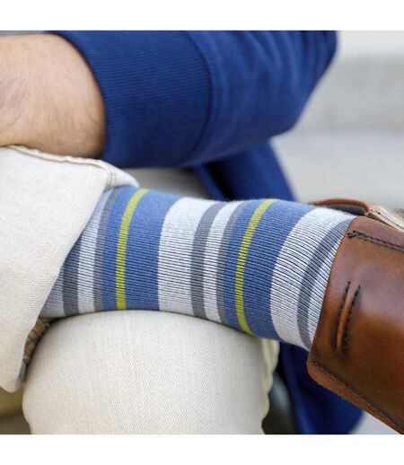 1 Pack Wide Calf Cotton Graduated Compression Socks | 15-20 mmHg