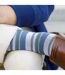 1 Pack Wide Calf Cotton Graduated Compression Socks | 15-20 mmHg-3