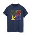 Disney Femmes/Les femmes Lilo & Stitch Pop Art - T-shirt boyfriend en coton (Bleu marine) - UTBI30326-1
