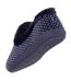 Isotoner Chaussons Charentaises femme soutien voûte plantaire, mémoire de forme, chaud et tendance à pois-5